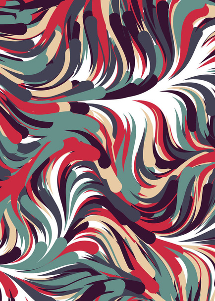 Diseño geométrico abstracto arte computacional generativo, ilustración vectorial - Vector, Imagen