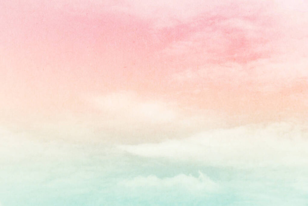 Soft cloudy is gradient pastel, Abstract sky background in sweet color. - Photo, Image