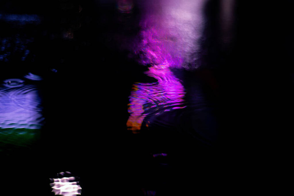 abstract background with bokeh lights - Φωτογραφία, εικόνα