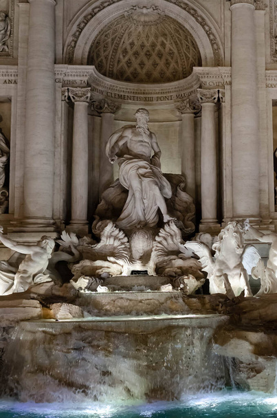 fountain in rome, italy - 写真・画像