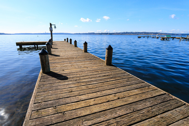 Public dock at Marine Point, Kirkland, Lake Washington - Photo, Image