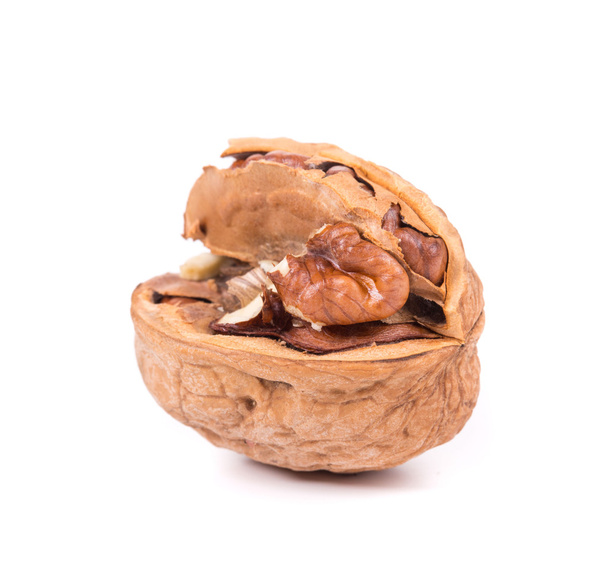 Cracked walnut. - Foto, Imagem