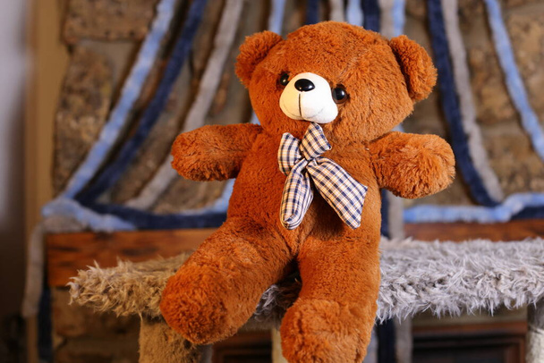 крупним планом знімок м'якої іграшки плюшевого ведмедя
 - Фото, зображення