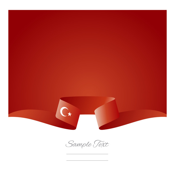 Résumé Ruban drapeau turc
 - Vecteur, image