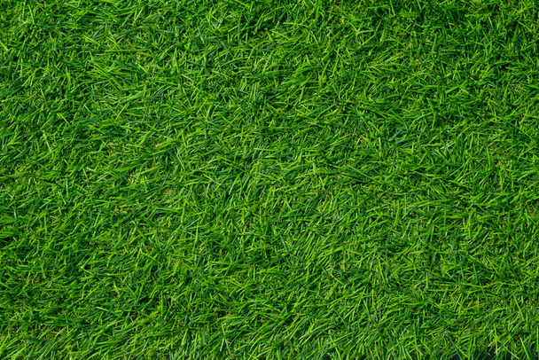 緑の草の背景、サッカー場 - 写真・画像