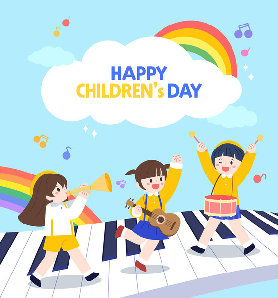 Happy Children's Day Shopping Event Template - Vecteur, image