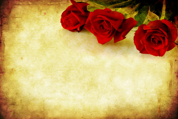 Grunge Roses rouges
 - Photo, image