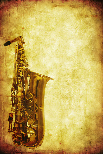 Saxofón grunge
 - Foto, Imagen