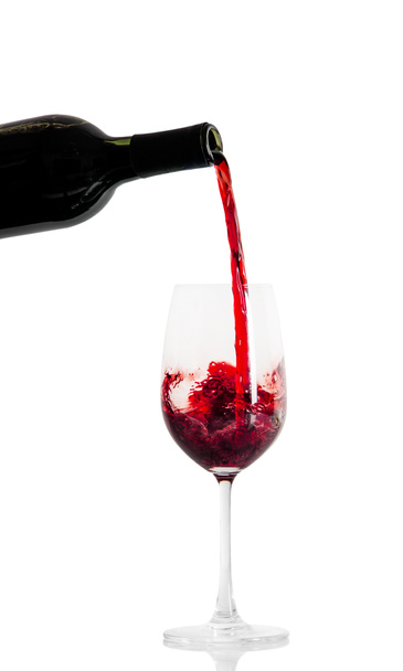 червоне вино і пляшка
 - Фото, зображення