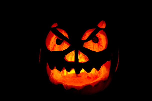 Carved Halloween pumpkin - Fotó, kép