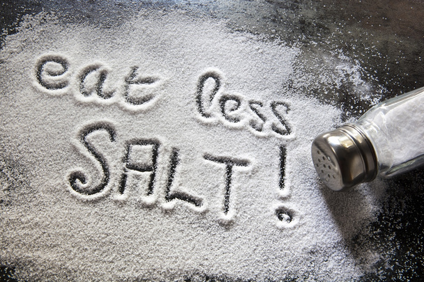 Weniger Salz essen - Foto, Bild