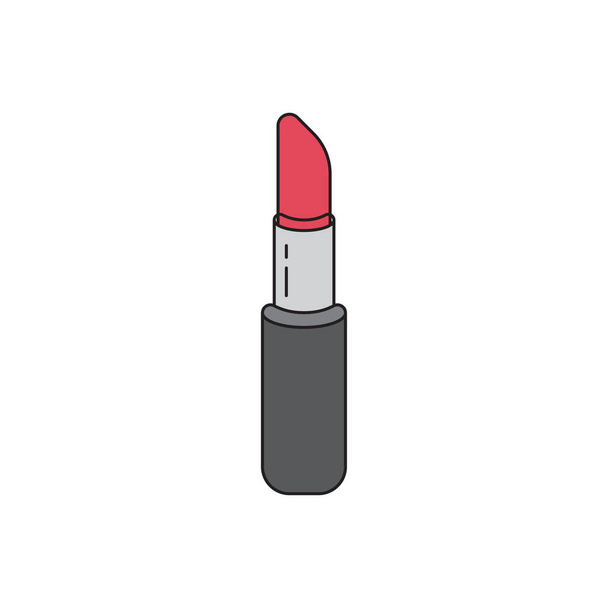 Lipstick Vector pictogram ontwerp illustratie Sjabloon - Vector, afbeelding