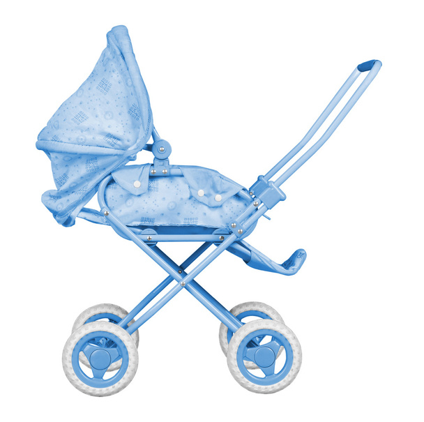 Transporte de bebê azul
 - Foto, Imagem