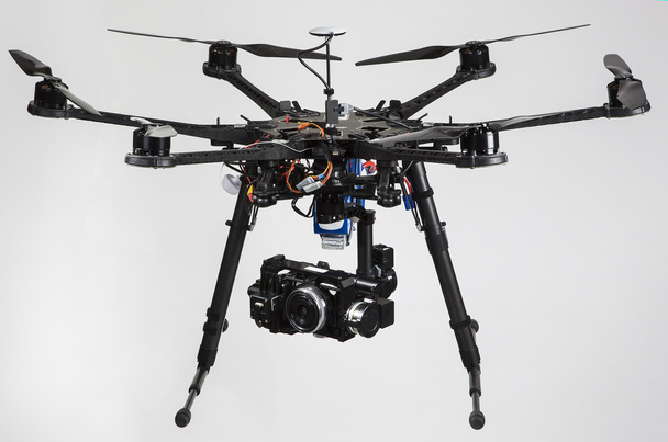 Hexacopter με μια φωτογραφική μηχανή - Φωτογραφία, εικόνα