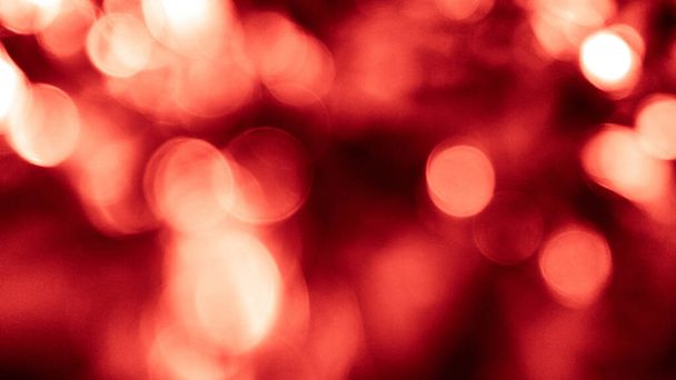 fondo bokeh rojo, fondo de luz abstracta bokeh rojo. Hermosas imágenes de vapor y luces - Foto, Imagen
