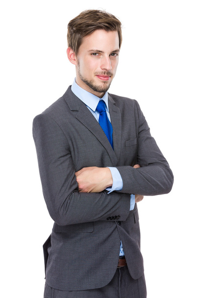 Businessman with arms crossed - Фото, изображение