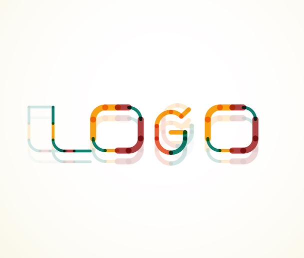 Дизайн шрифту слова логотипу
 - Вектор, зображення
