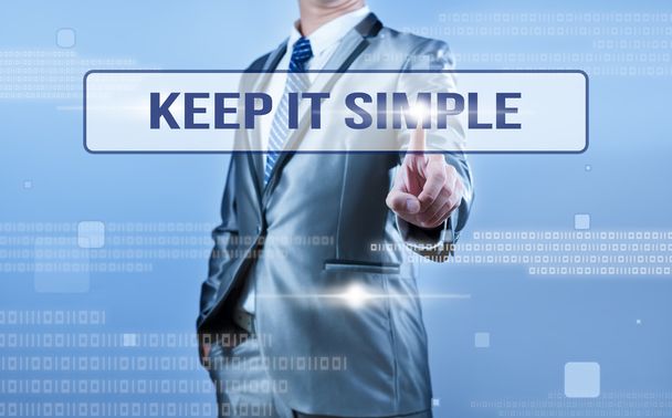 business making decision on keep it simple
 - Фото, изображение