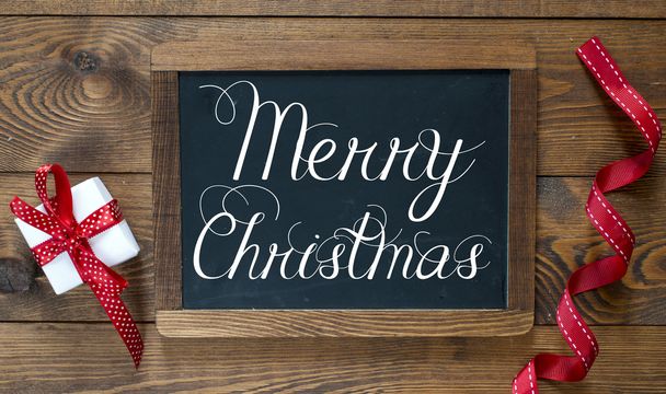 Joyeux Noël inscription sur tableau noir de craie
 - Photo, image