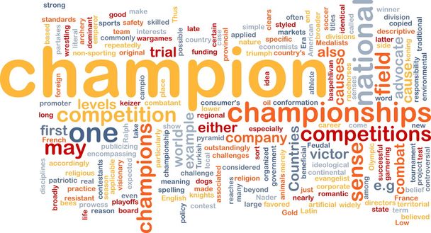 Concept de fond Champion
 - Photo, image