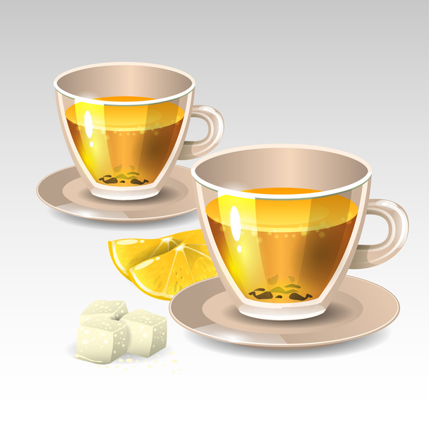 Green tea - Διάνυσμα, εικόνα
