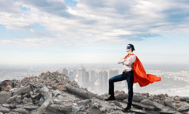 Determined superman - Photo, Image