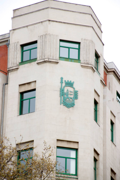 Facade of a building in Bilbao - Фото, изображение