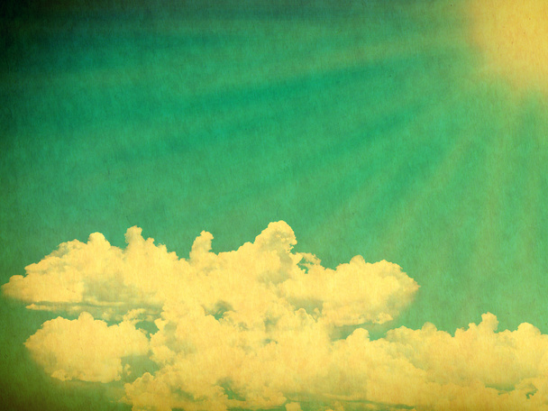 hemel in retro stijl - Foto, afbeelding