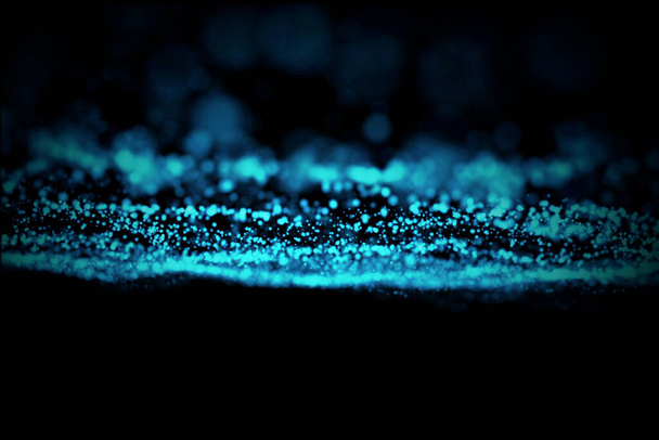 Soyut parlak parçacık gökadası arkaplanı  - Fotoğraf, Görsel