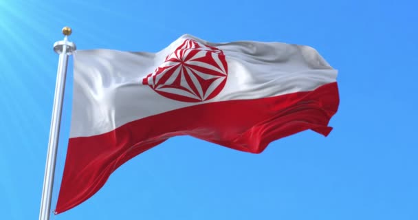 Vlajka Arpitanského lidu. Smyčka - Záběry, video
