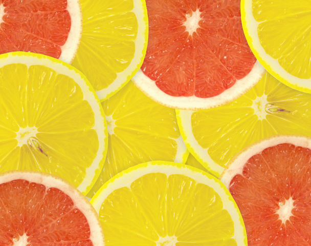 Abstract background of citrus slices - Foto, Bild