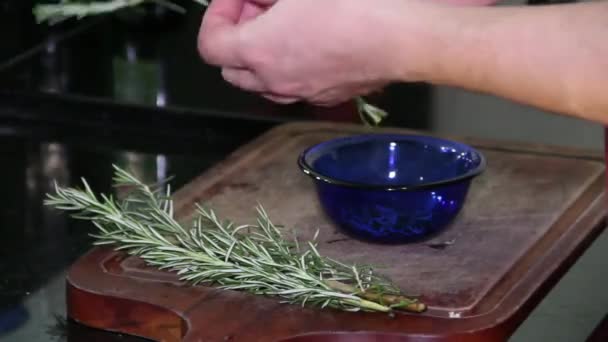 Video cortando cebolla para cocinar
 - Metraje, vídeo