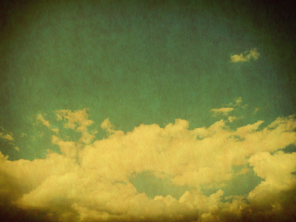 Sky in retro style - Photo, Image