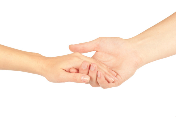 Shaking hands of two people - Zdjęcie, obraz
