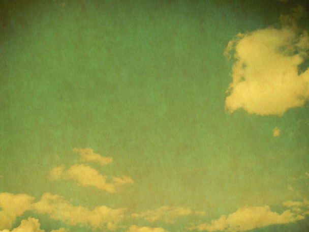 Retro cloudy sky - Photo, Image