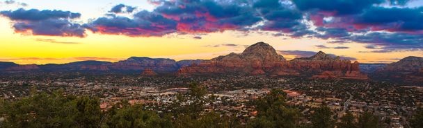 Coucher de soleil Vista de Sedona, Arizona
 - Photo, image