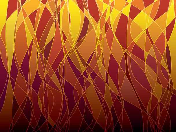 Flame background - Vector, Image