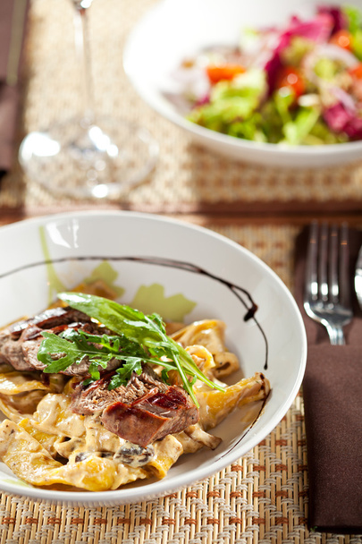 Pasta with Meat - Foto, afbeelding