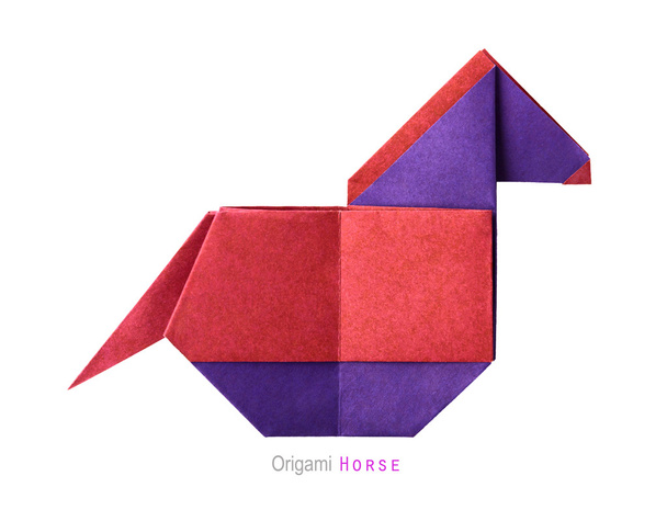 Origami horse - Foto, imagen