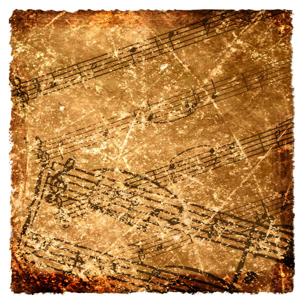 Grunge musical background - Foto, afbeelding