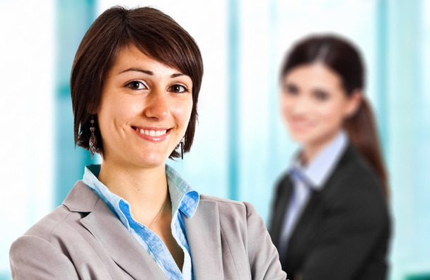 Two young happy businesswomen - Photo, Image