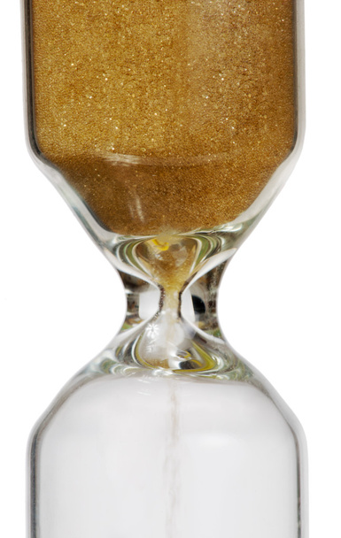 Golden sand glass - Photo, Image