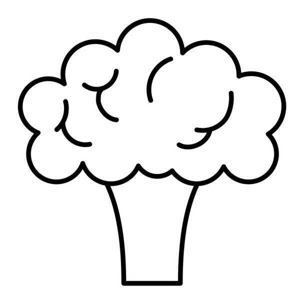 brokkoli. web ikon egyszerű illusztráció - Vektor, kép