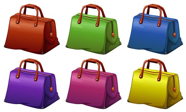 barevné kabelky - Vektor, obrázek