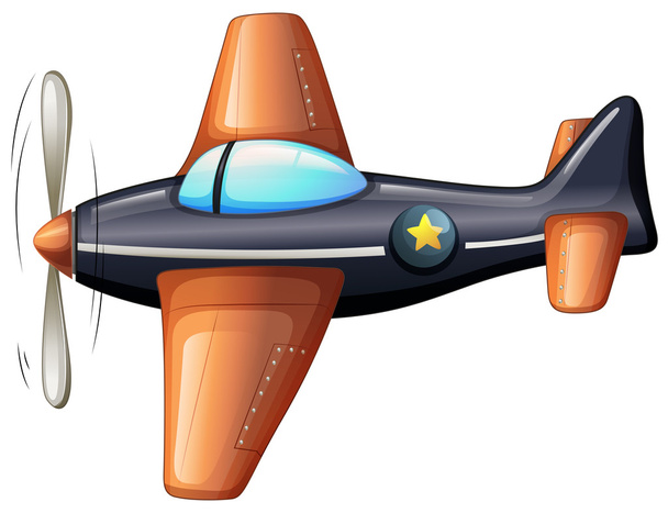 ヴィンテージの飛行機 - ベクター画像