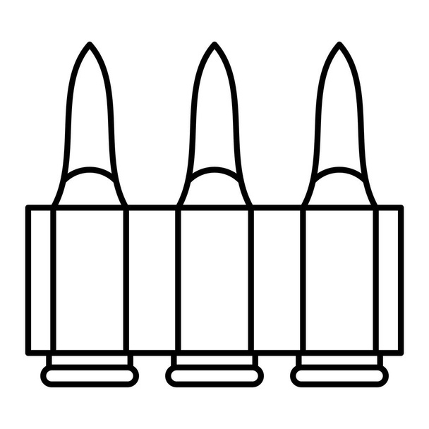 Kogels icoon. vectorillustratie - Vector, afbeelding