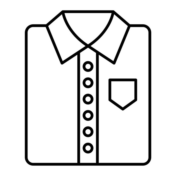 shirt icon. outline illustration of clothes vector symbol stock web design - Вектор, зображення