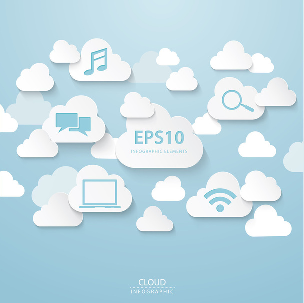 Cloud connection - Vector, Image