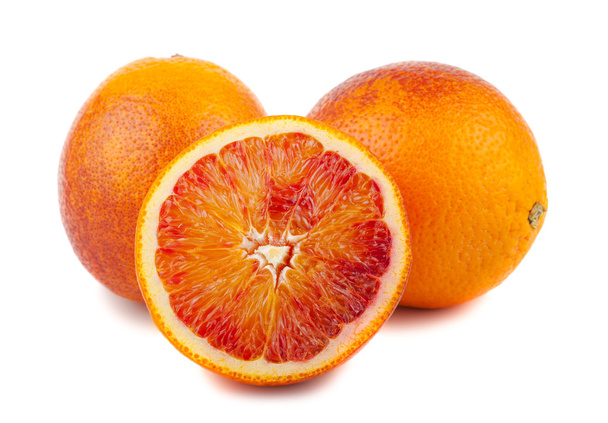 bloedige rode sinaasappelen vruchten - Foto, afbeelding
