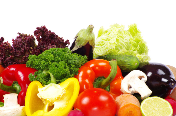 legumes no branco
 - Foto, Imagem